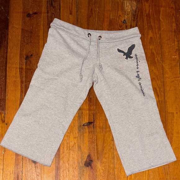 American Eagle Outfitters Pants - Vintage Y2K American Eagle Outfitters Gray Low Rise Capris